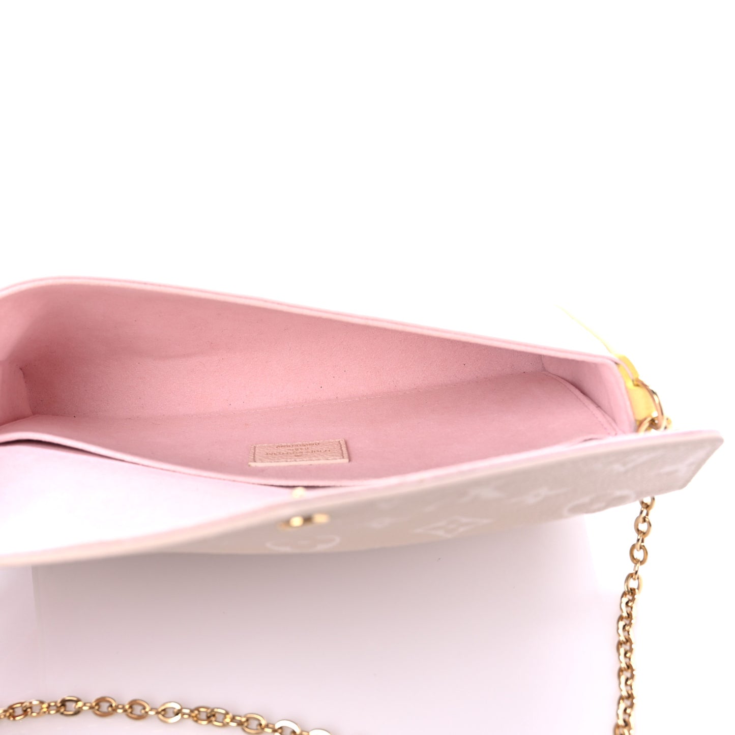 Empreinte Spring in the City Felicie Pochette Chain Wallet Pink Beige Yellow