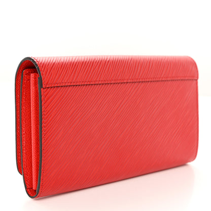 Louis Vuitton Epi Twist Wallet Coquelicot 3 of 9