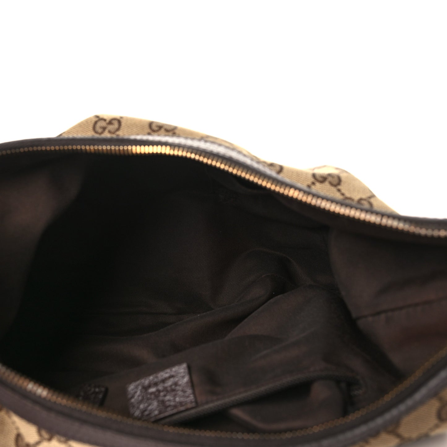 Monogram Medium Half Moon Hobo Dark Brown