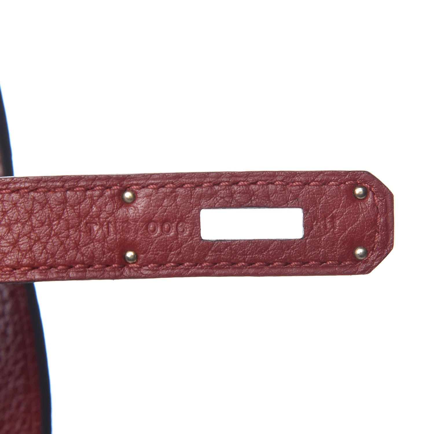 Hermes Taurillon Clemence Jypsiere 28 Rouge H 7 of 10