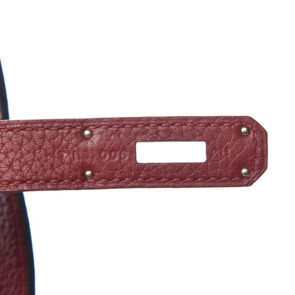 Hermes Taurillon Clemence Jypsiere 28 Rouge H 7 of 10
