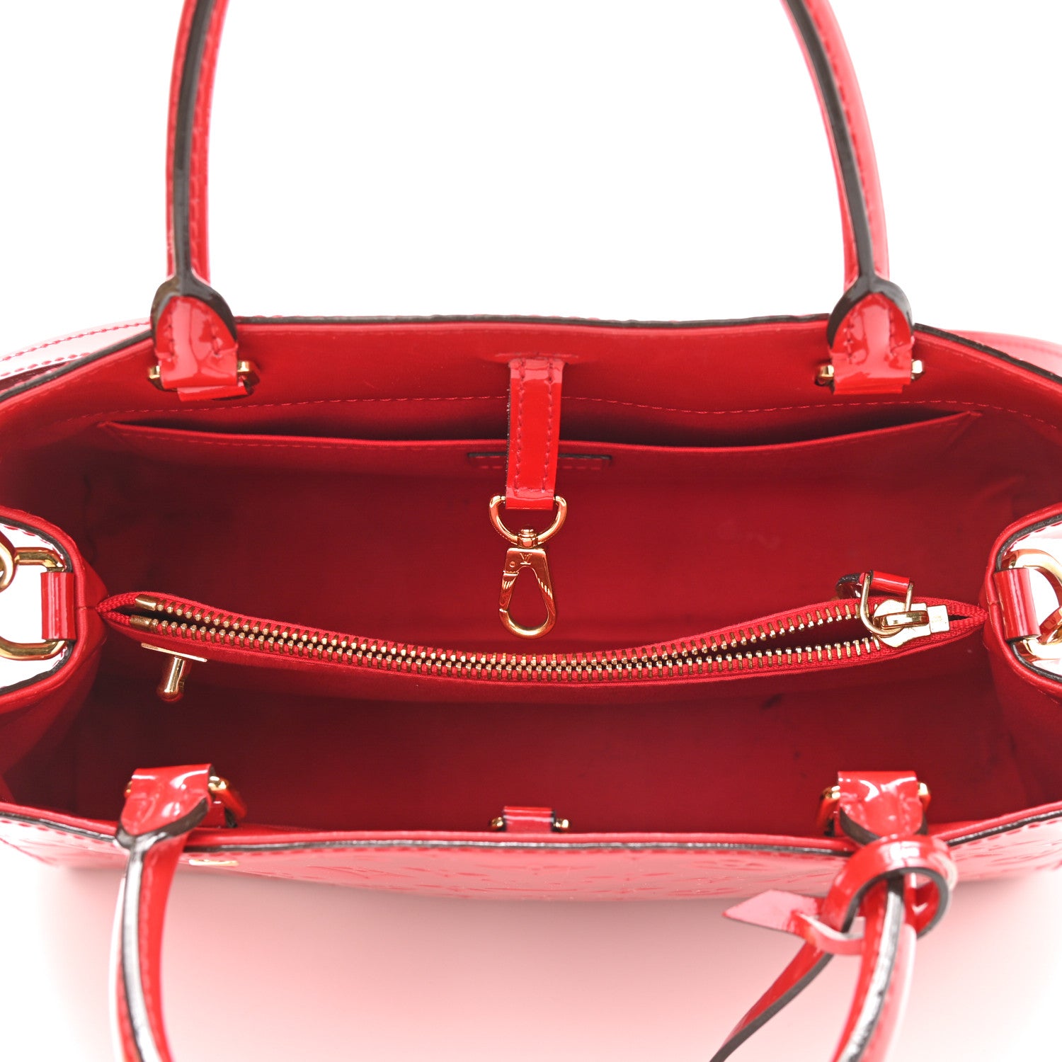 Louis Vuitton Vernis Montaigne MM Cherry 6 of 17