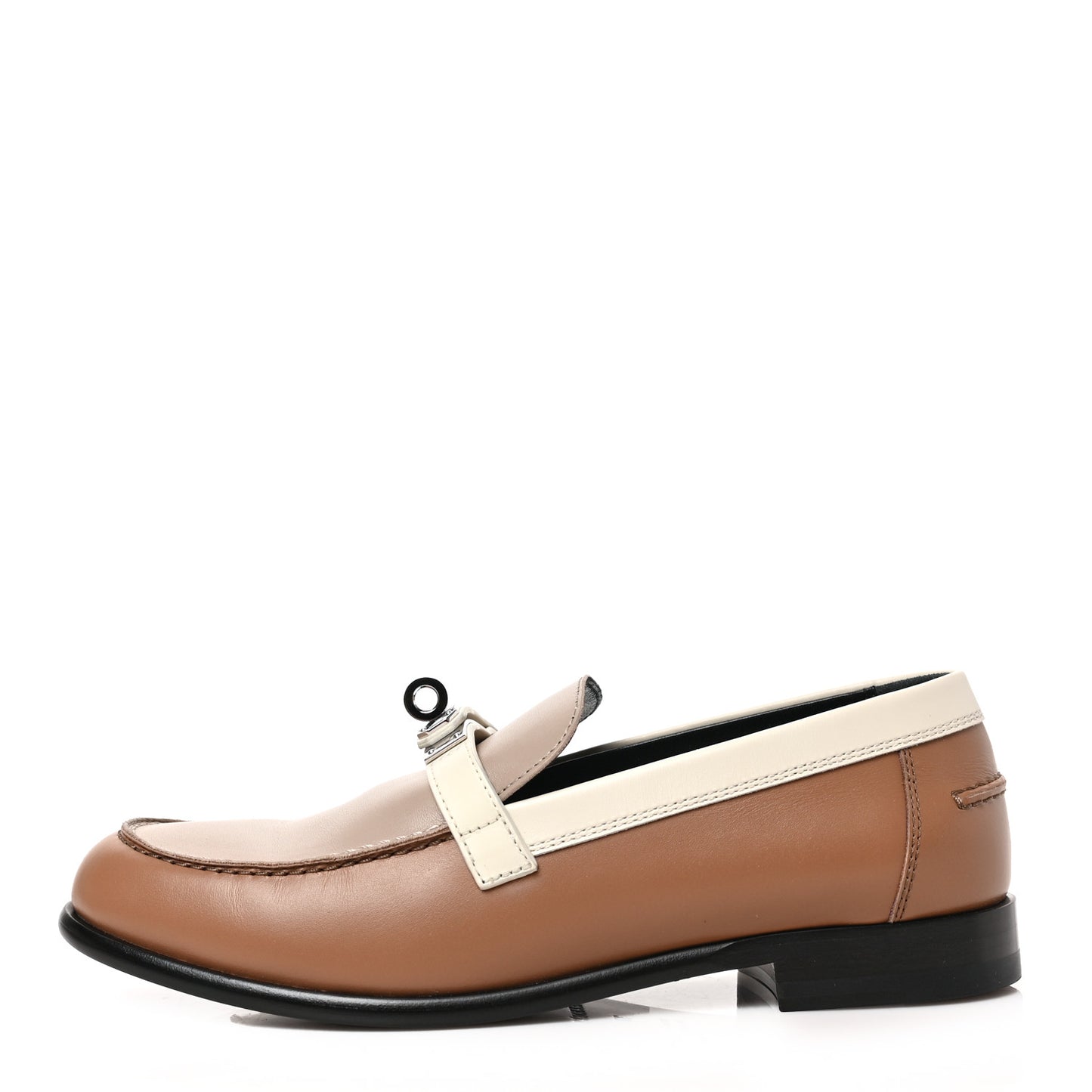 Goatskin Womens Oz Loafers 37 Multicolor Rose Perle