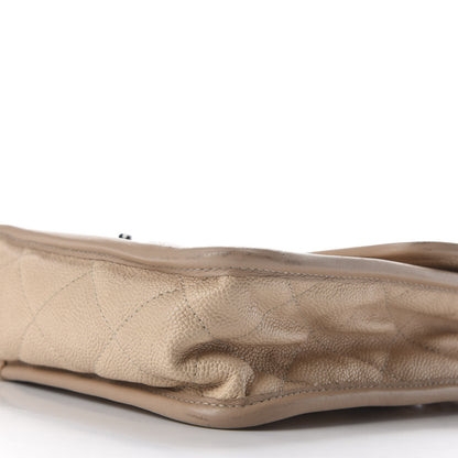 Chanel Caviar Quilted Large French Riviera Flap Beige 7 of 10