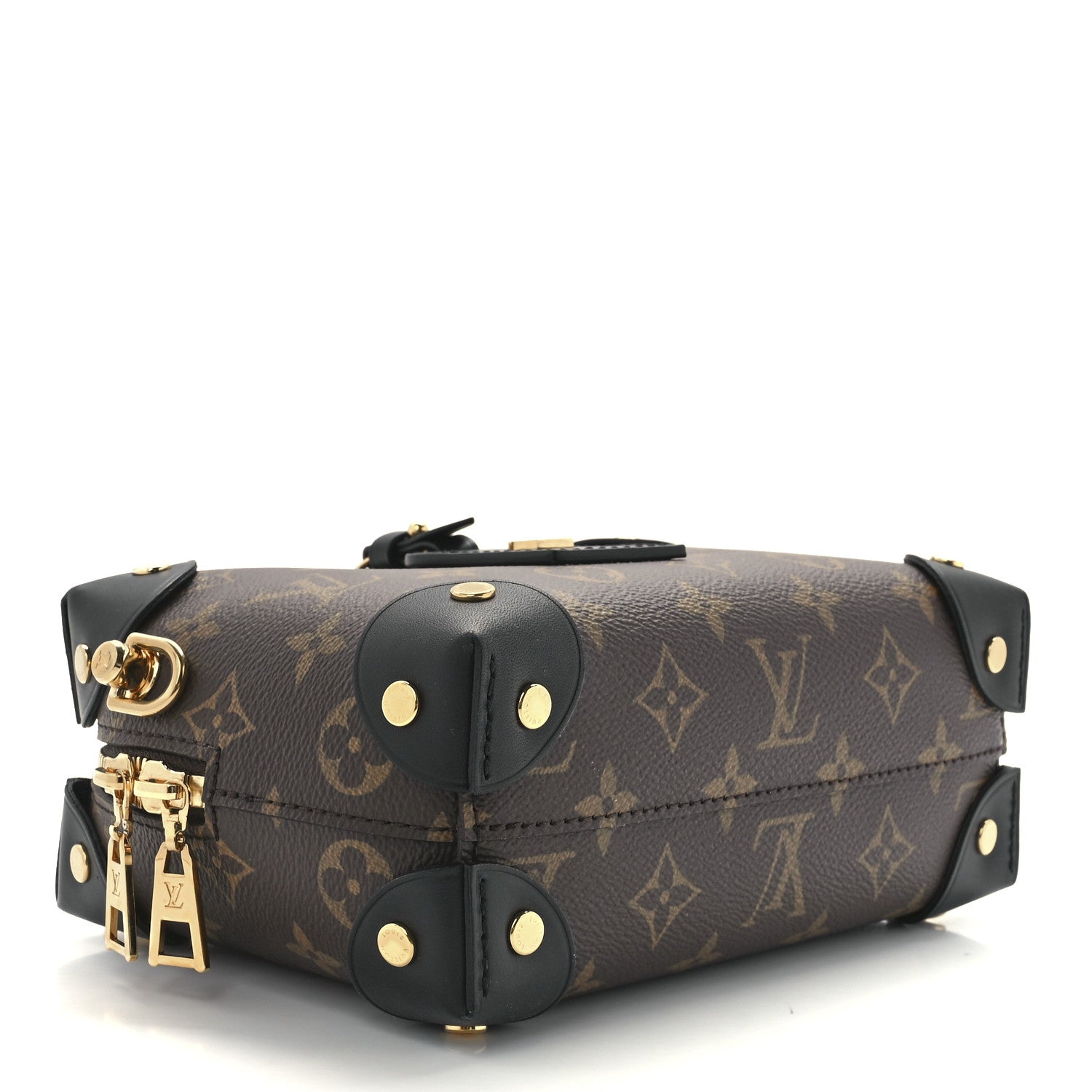 Louis Vuitton Monogram Petite Malle Souple Black 4 of 11