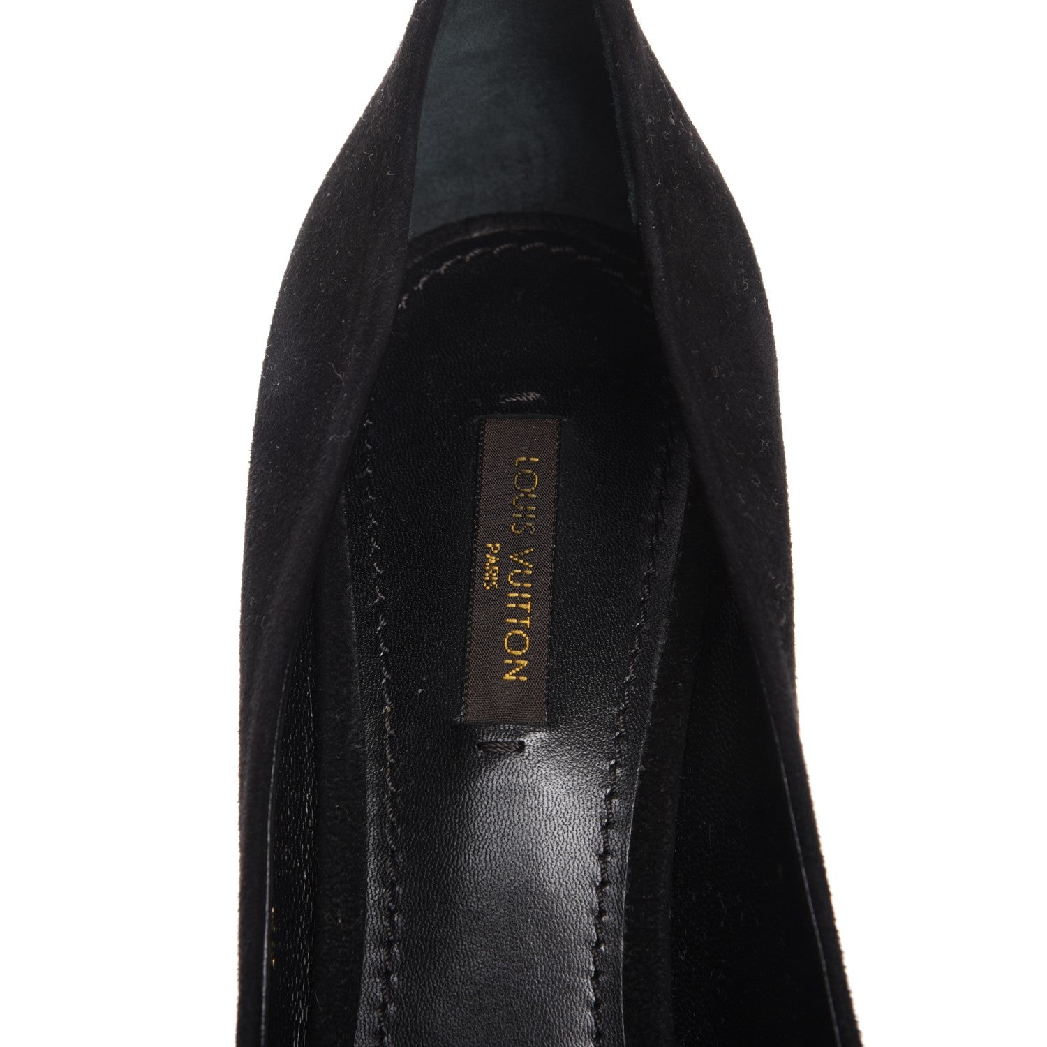 Louis Vuitton Suede Last Dance Pumps Heels 38.5 Black 8 of 8
