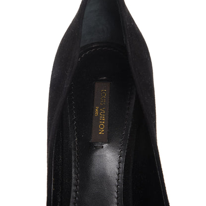 Louis Vuitton Suede Last Dance Pumps Heels 38.5 Black 8 of 8