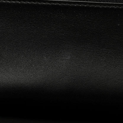 Chanel Lambskin Chevron Quilted Jumbo Double Flap So Black 15 of 19