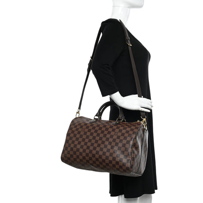 Louis Vuitton Damier Ebene Speedy Bandouliere 35 2 of 10