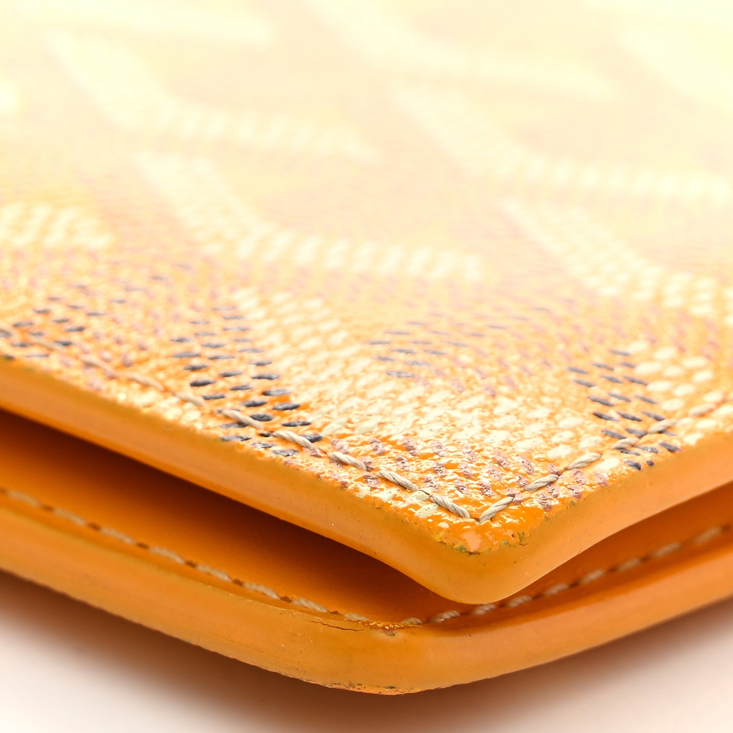 Goyard Goyardine Victoire Bi-Fold Wallet Yellow 9 of 11