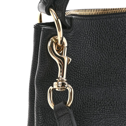 Gucci Pebbled Calfskin Large Soho Hobo Black 11 of 13