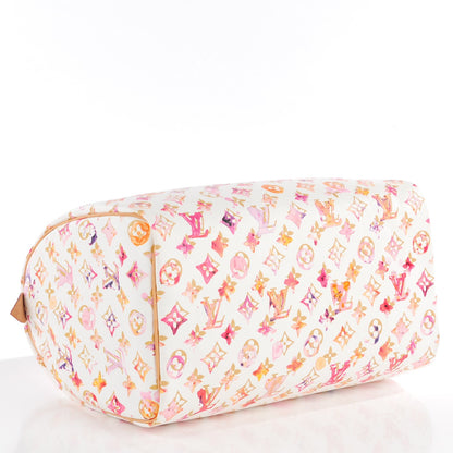 Louis Vuitton Watercolor Aquarelle Speedy 35 White 4 of 6