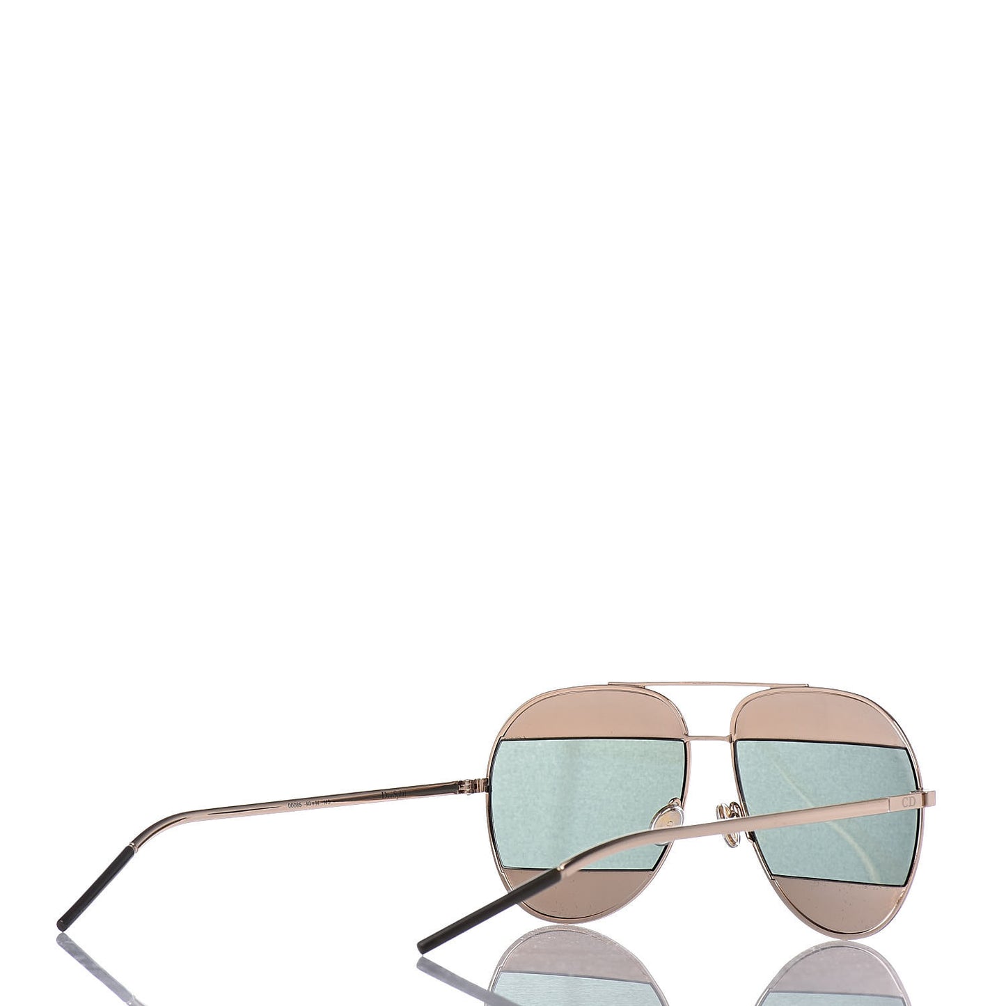 Split 1 Aviator Sunglasses Gold
