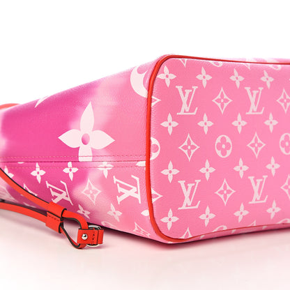 Louis Vuitton Monogram Escale Neverfull MM Rouge 7 of 10