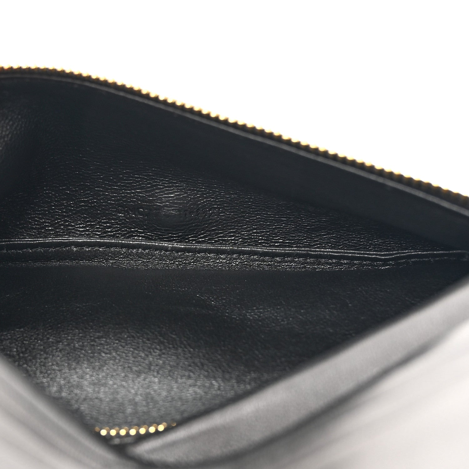 Saint Laurent Lambskin Large Calypso Bi-Fold Wallet Black 6 of 9