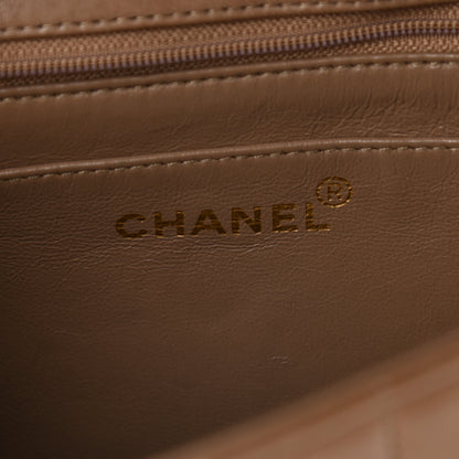 Chanel Lambskin Vertical Quilted CC Flap Shoulder Bag Brown 6 of 10