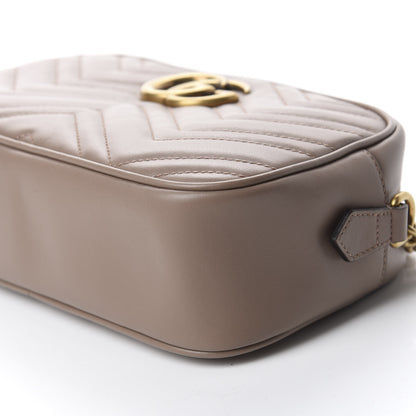 Gucci Calfskin Matelasse Small GG Marmont Chain Shoulder Bag Porcelain Rose 7 of 10