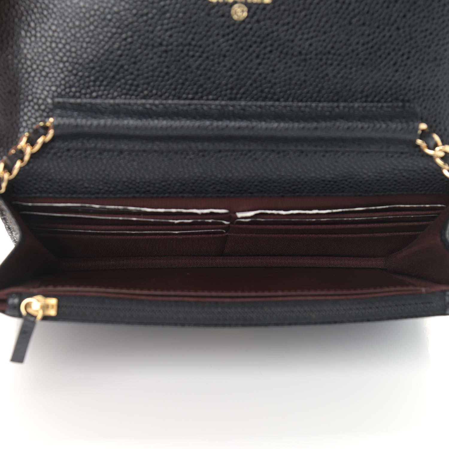 Chanel Caviar Quilted Wallet On Chain WOC Black 7 of 10