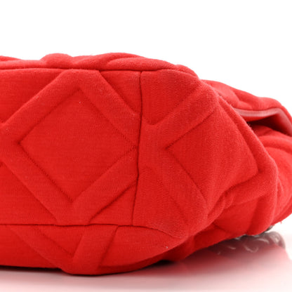 Chanel Jersey Lambskin Quilted Large Chanel 19 Flap Red 10 of 12
