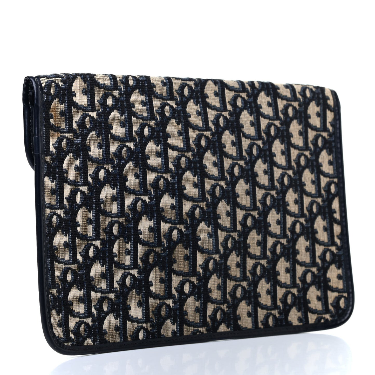 Monogram Envelope Flap Clutch Blue