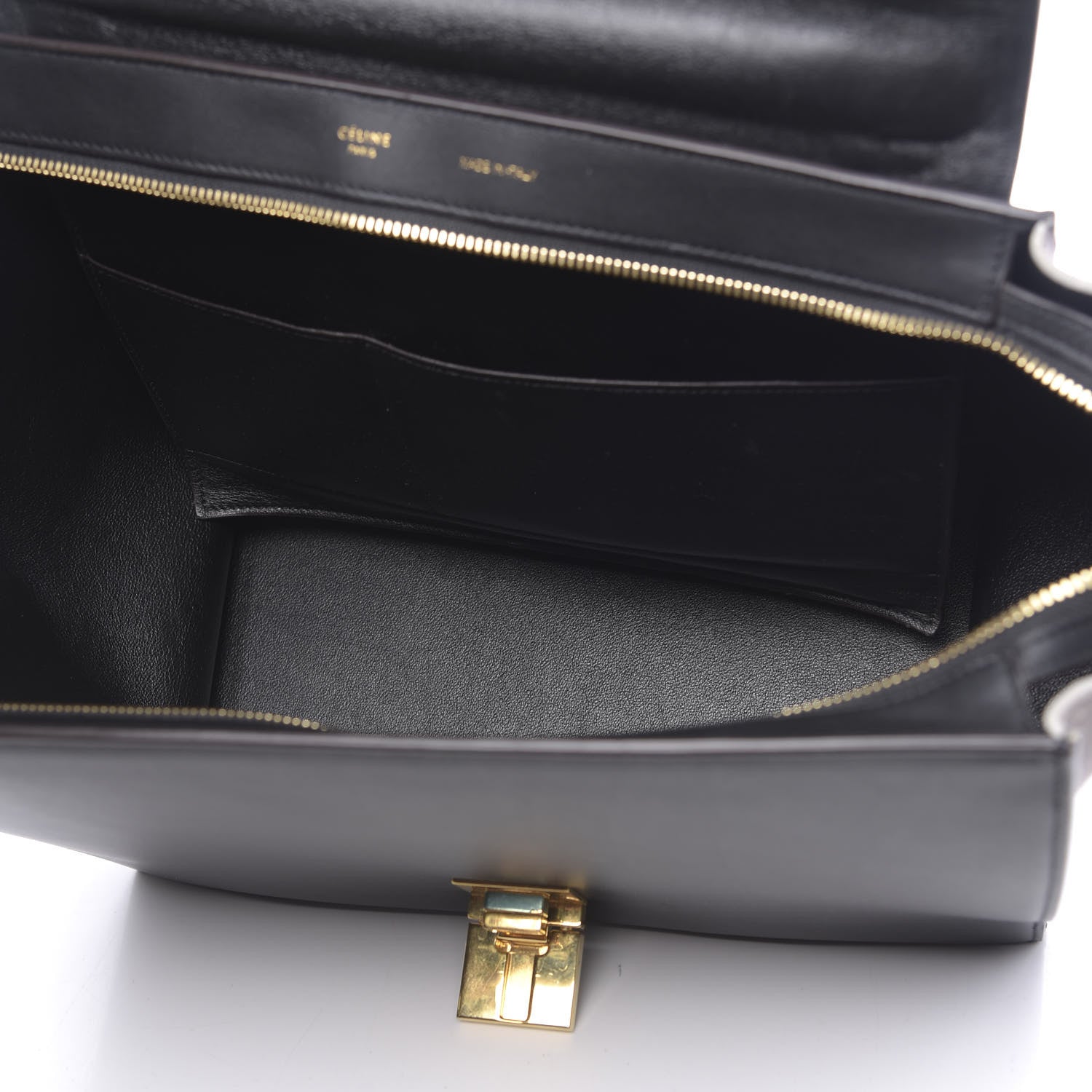 Celine Smooth Calfskin Suede Medium Bi-Color Trapeze 5 of 16