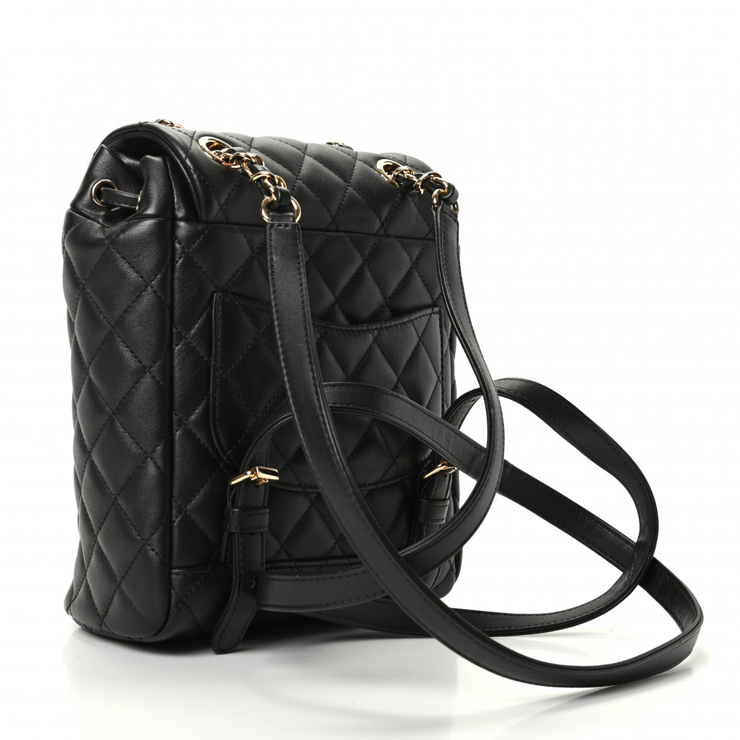 Chanel Calfskin Quilted Mini Urban Spirit Backpack Black 2 of 9