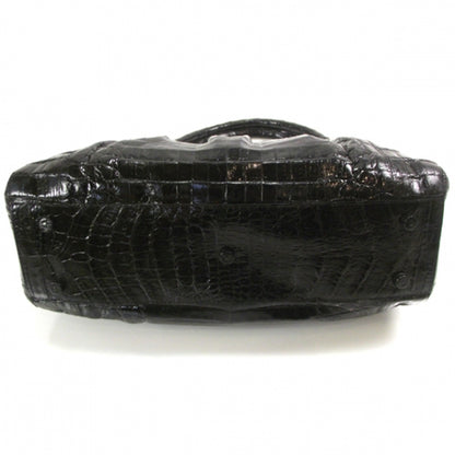 Nancy Gonzalez Crocodile Satchel Black 4 of 10