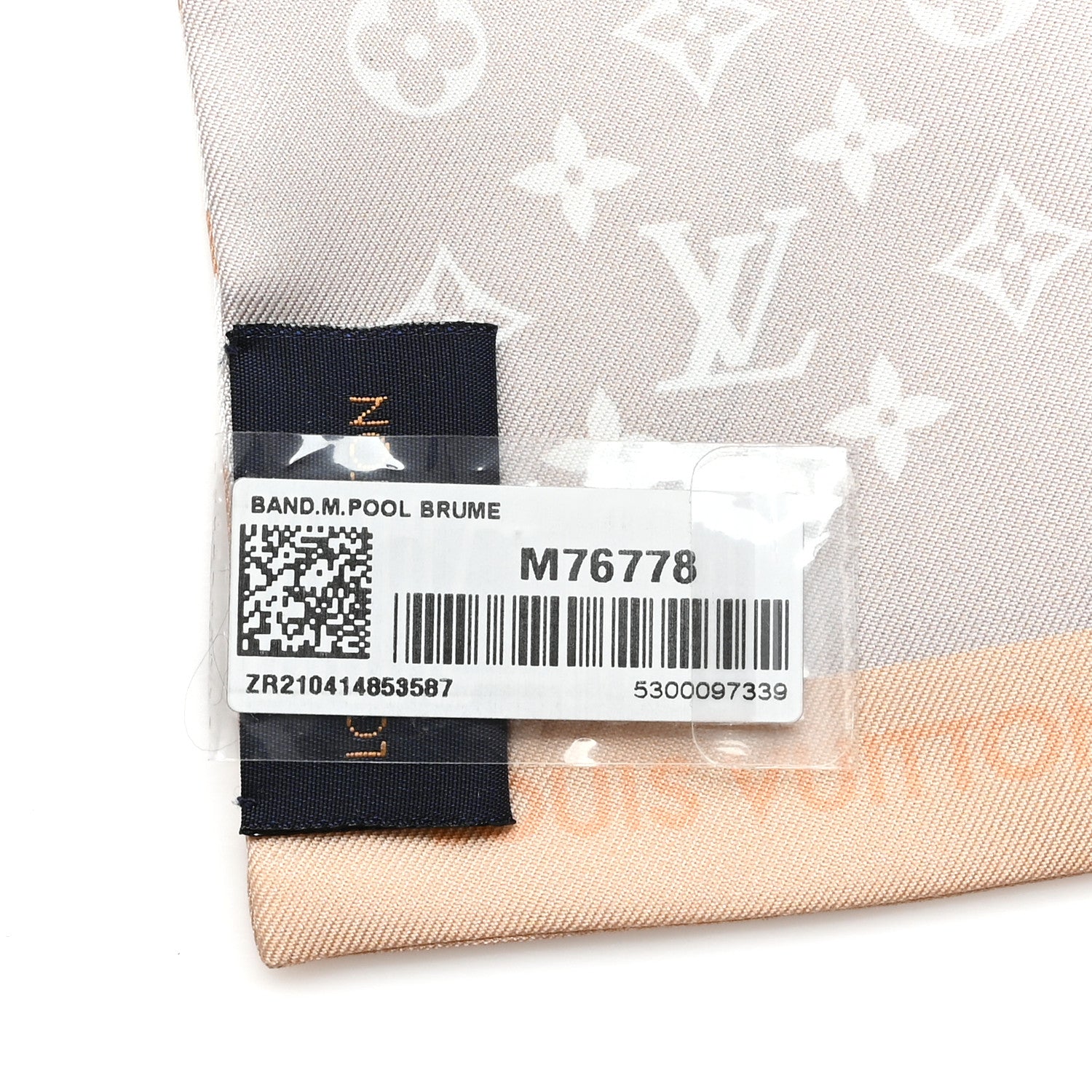 Louis Vuitton Silk Monogram Gradient By The Pool Bandeau Mist 3 of 3