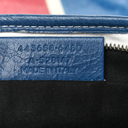 Balenciaga Veau Arena Multicolore Bazar Pouch Red White Blue Green 7 of 10