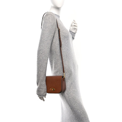 Mulberry Natural Grained Calfskin Small Darley Satchel Oak 2 of 9