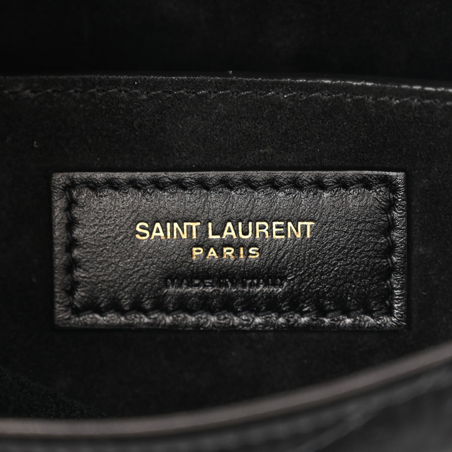 Saint Laurent Satin Quilted Le 57 Diamond Shoulder Bag Black 6 of 10