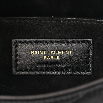 Saint Laurent Satin Quilted Le 57 Diamond Shoulder Bag Black 6 of 10