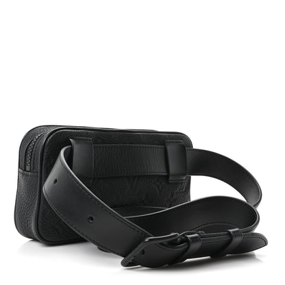 Louis Vuitton Taurillon Monogram Uniformes Solar Ray Soft Pochette Volga Belt Bag Black 2 of 9