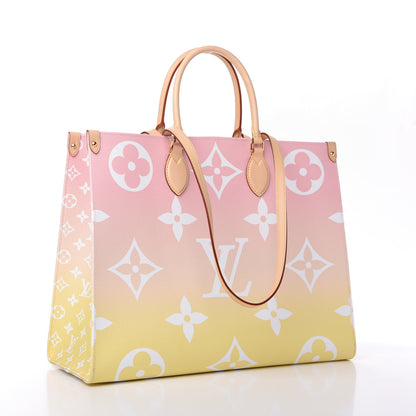 Louis Vuitton Monogram Giant By The Pool Onthego GM Light Pink 3 of 11