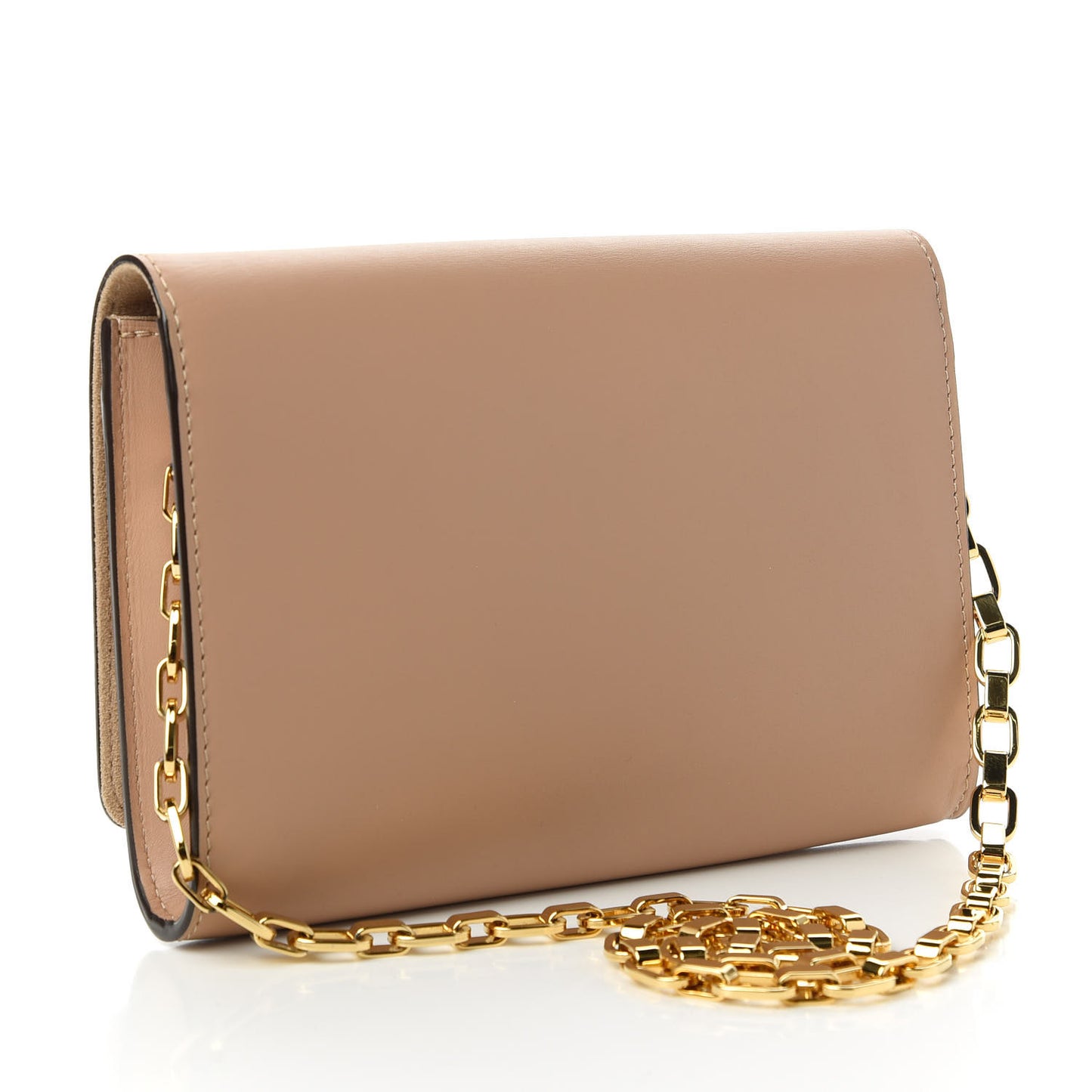 Calfskin Chain Louise GM Nude