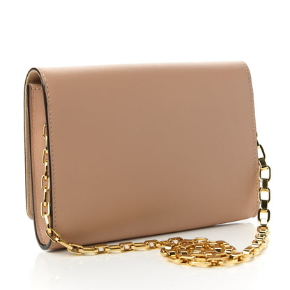 Louis Vuitton Calfskin Chain Louise GM Nude 3 of 11