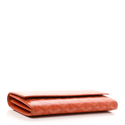 Goyard Goyardine Varenne Long Wallet Orange 5 of 13