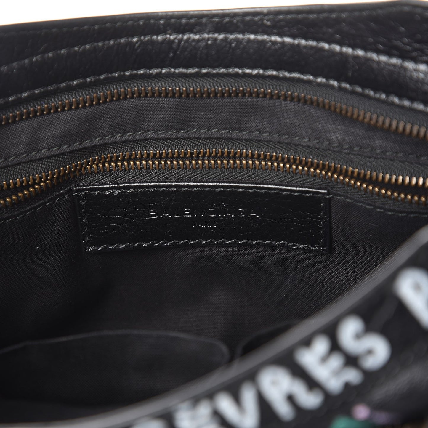 Agneau Graffiti All Over Classic Hardware S City Black Multicolor