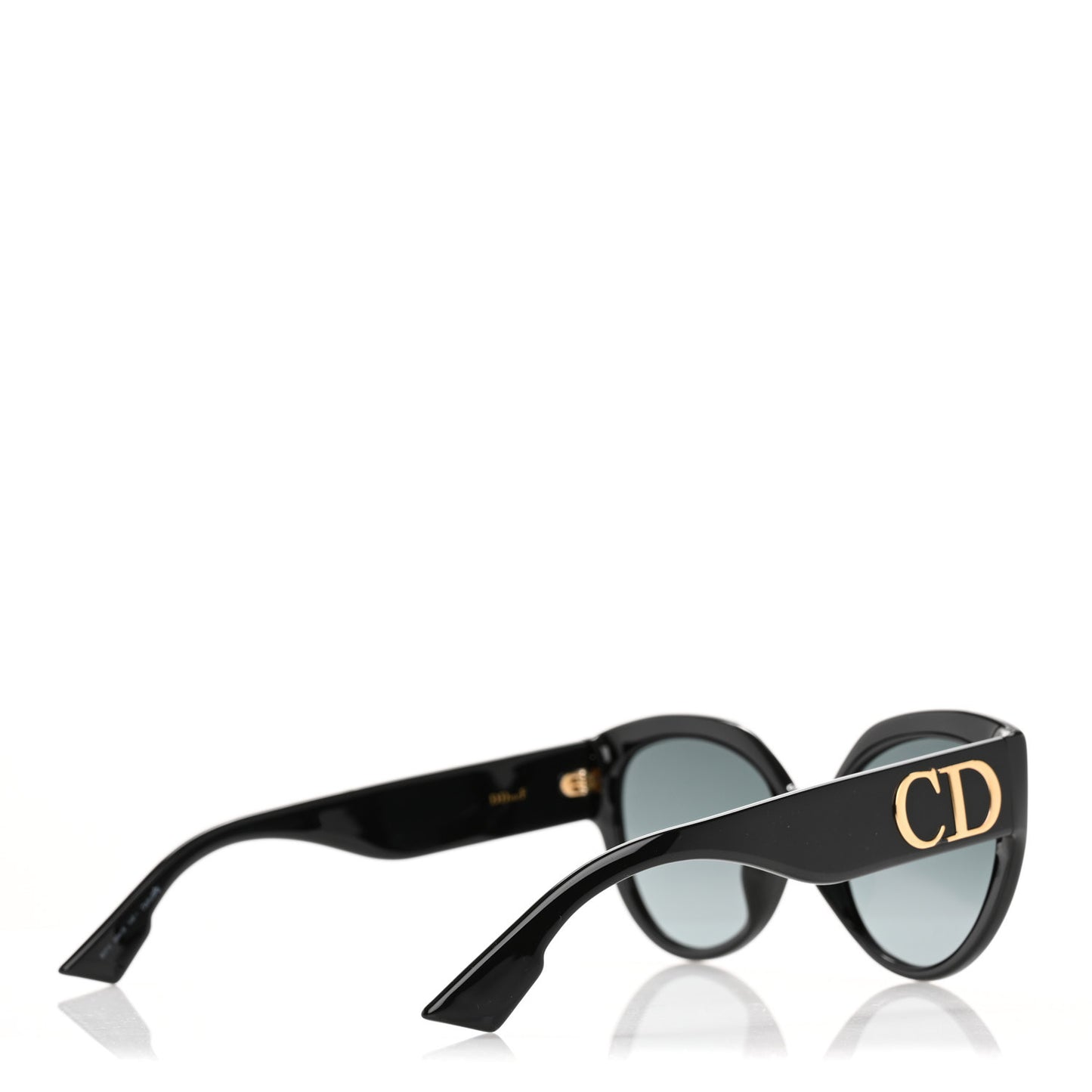 Acetate DDiorF Cat Eye Sunglasses Black
