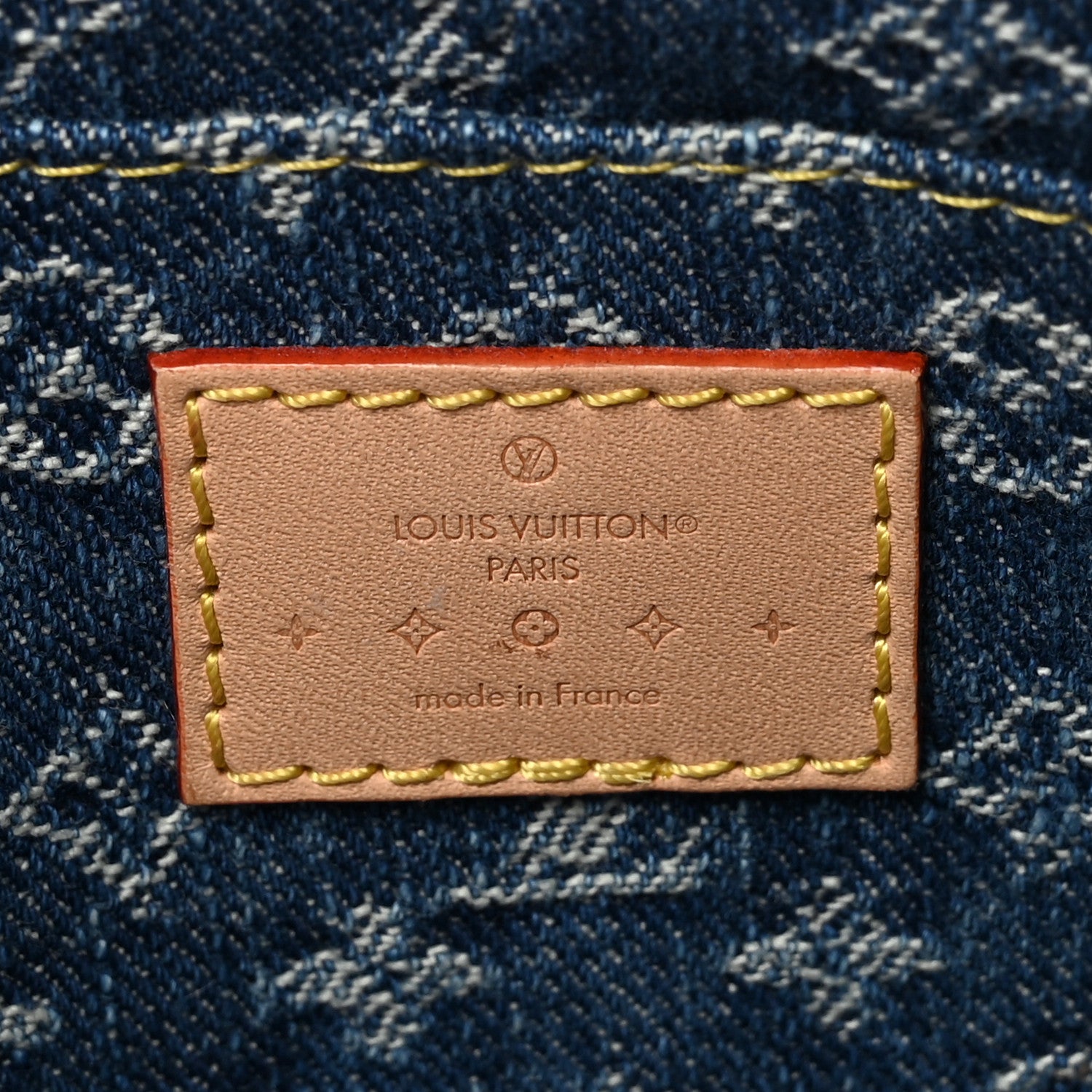 Louis Vuitton Denim Giant Monogram Pochette Cosmetique PM Denim Blue 6 of 6