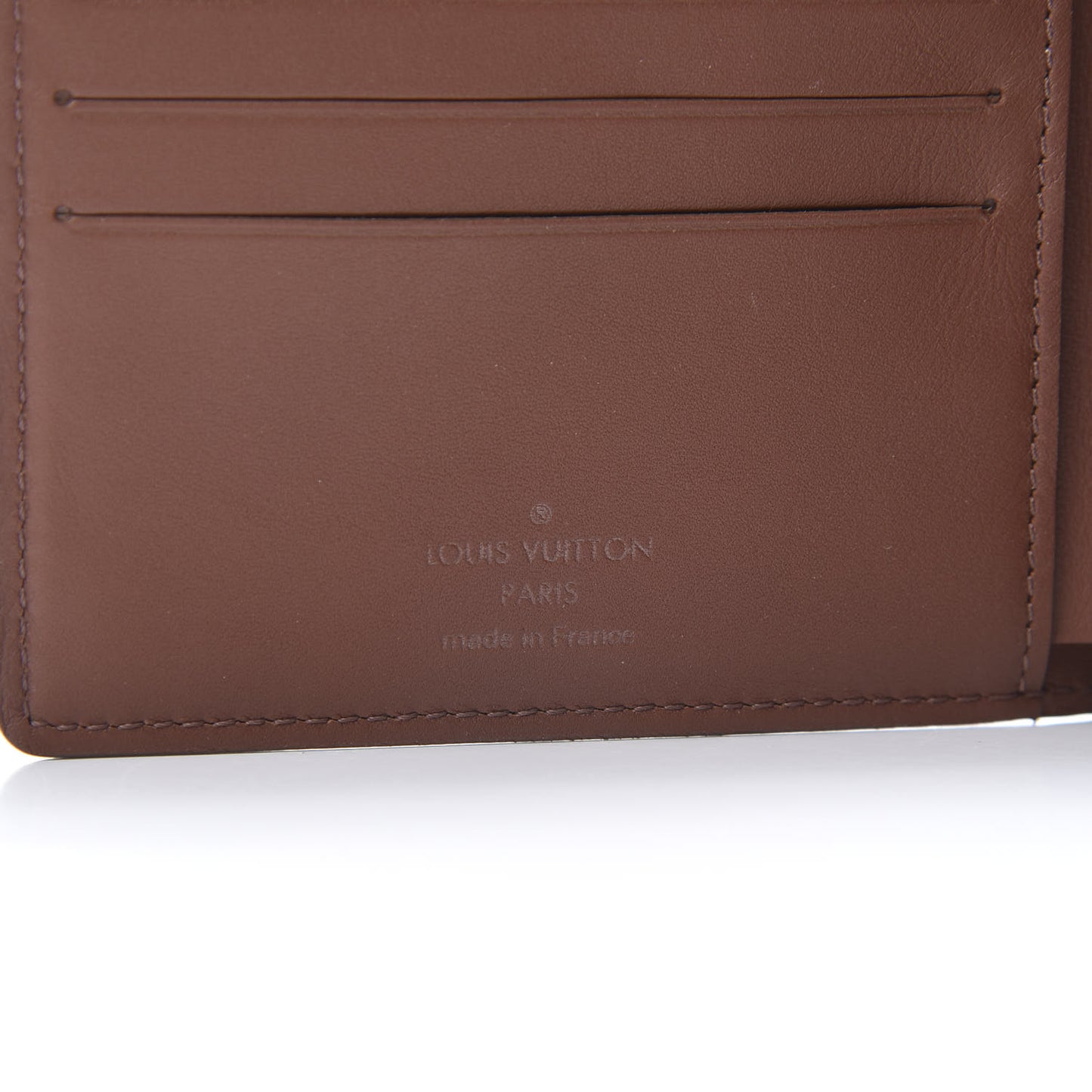 Ombre Leather Multiple Wallet Acajou