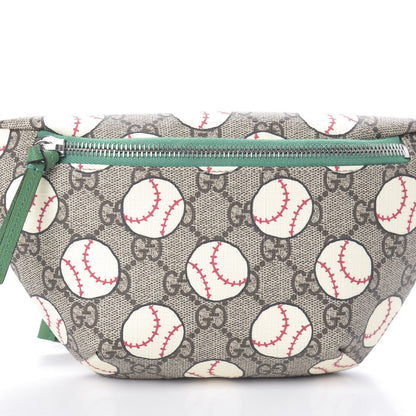 Gucci GG Supreme Monogram Baseballs Web Childrens Belt Bag 7 of 9