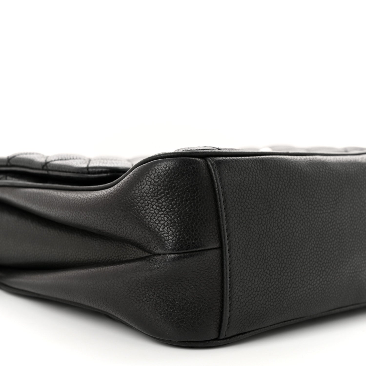 Chanel Caviar Quilted Medium Rock In Rome Single Flap Black 9 of 12