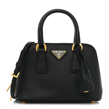 Prada Saffiano Lux Mini Promenade Tote Black 1 of 11