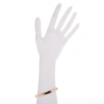 Cartier 18K Pink Gold LOVE Bracelet 18 2 of 7