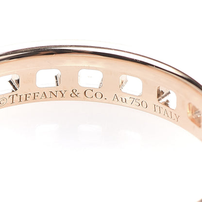 Tiffany 18K Rose Gold Narrow T True Ring 49 5 4 of 4