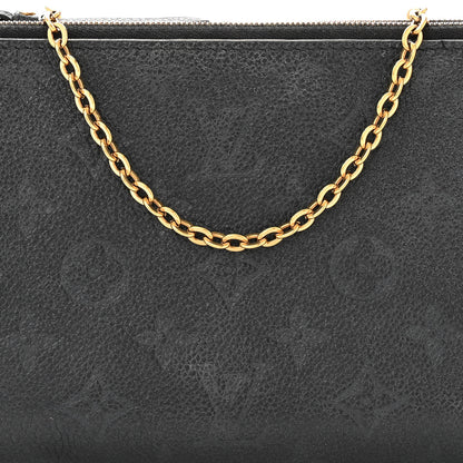 Louis Vuitton Empreinte Double Zip Pochette Black 8 of 10