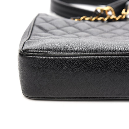 Chanel Caviar Quilted Shoulder Bag Black 9 of 11
