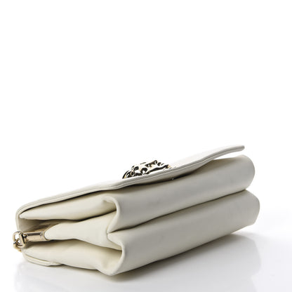 Versace Nappa Palazzo Sultan Shoulder Bag White 4 of 11
