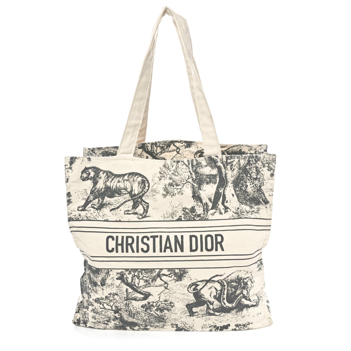 Straw Dioriviera Tote Grey